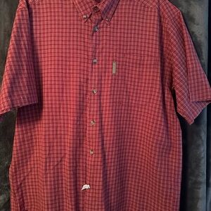 Men's Red Plaid Shirt